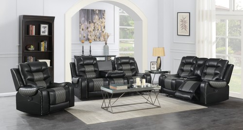New two tone 3pc leather - 3pc,