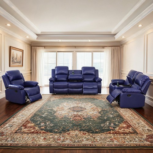 Breathable leather recliner - leather,