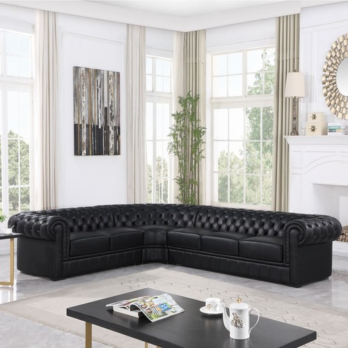 Manual reclining sectional - reclining,