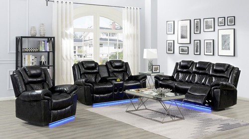 New led 3pc sofa power - led,