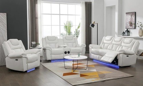 New 3pc led power recliner - 3pc,