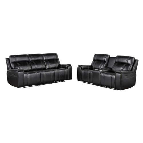 Power reclining loveseat and - reclining,
